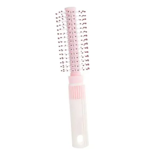 Produktbild: WOONEKY Rollen Haarbürste mit Borsten Föhnbürste Lockenbürste curl brush Kamm Kämme Haarbürsten für Frauen föhnen Stylingbürste für lockiges Haar Modellieren Pflegebürste Männer und Frauen
