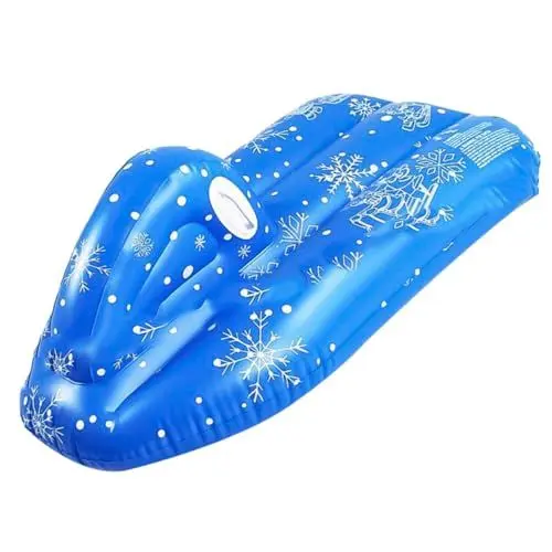 Produktbild: WOONEKY Schneemobil Schlitten Schneeräumfahrzeuge Schneeschippe Kinderschlitten Aufblasbares Schnee Spielzeug Aufblasbare Schlitten Winter-Skating-Tool Skispielzeug Für Kinder Schnee