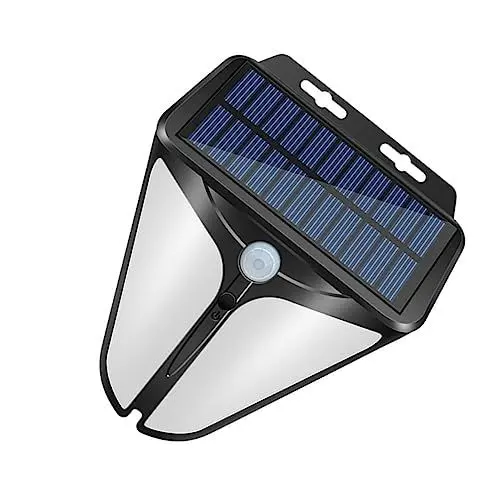 Produktbild: WOONEKY Solar-Alarmlicht Induktion des menschlichen Körpers wasserdichte Sicherheitslichter für den Außenbereich Diebstahlschutz 120 ° Erfassungswinkel für den Heim- und Bauernhof