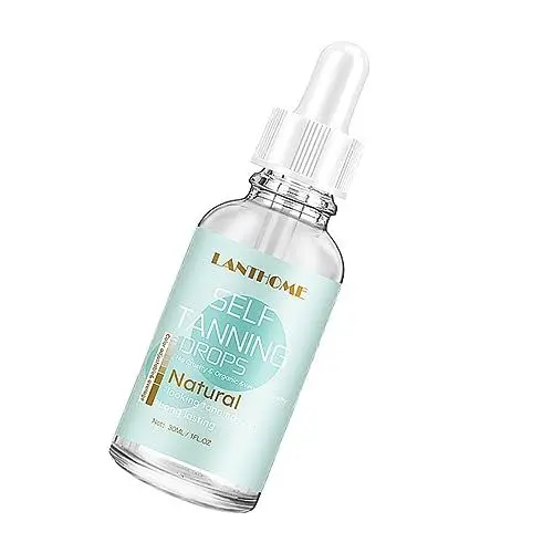 Produktbild: WOONEKY Bräunungsöl Selbstbräunungstropfen Bräunungsöl Selbstbräunungslotion Natürliche Inhaltsstoffe Selbstbräunungsöltropfen 30ml Lotion Haut dunklere Lotion