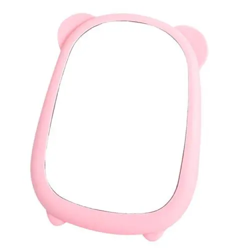 Produktbild: WOONEKY Spiegel Vanity Mirror Makeup Mirror schminktischlampe Lichter für schminktisch schmicktisch tragbarer Schreibtisch klappbarer Schreibtisch Bürotisch Schreibtisch klappbar Abs Rosa