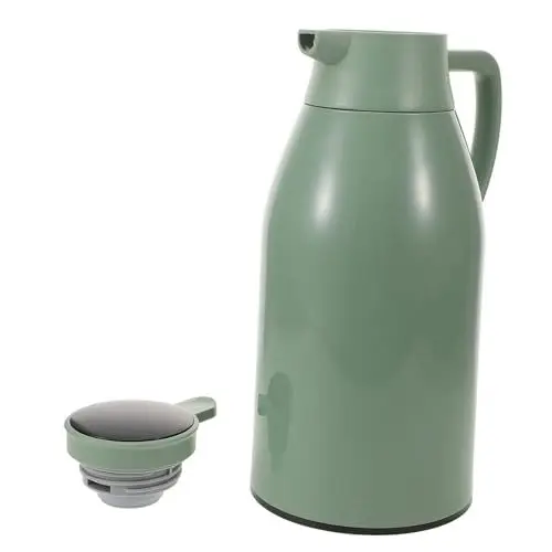Produktbild: WOONEKY Thermoskanne Kaffeekaraffespender Vakuum-Kaffeekanne Thermal- glasflasche isolierbecher Wasserkocher Kaffeepadbereiter Wasserflaschen für zu Hause tragbarer Wasserkocher