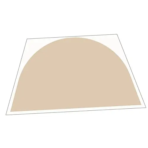 Produktbild: WOONEKY Abnehmbarer Geometrischer Wandaufkleber Bogen-wandaufkleber Für Schlafzimmer Und Wohnzimmer