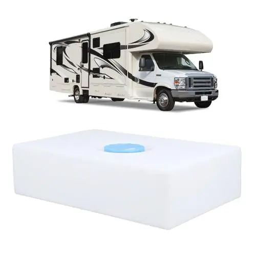Produktbild: WOOXGEHM Wassertank, 20, 47 X 13, 39 X 5, 51 Zoll, 5 Gallonen RV Frischwassertank, Hochfester LLDPe RV Grauwassertank für Wohnmobile, Anhänger, Boote, Yachten