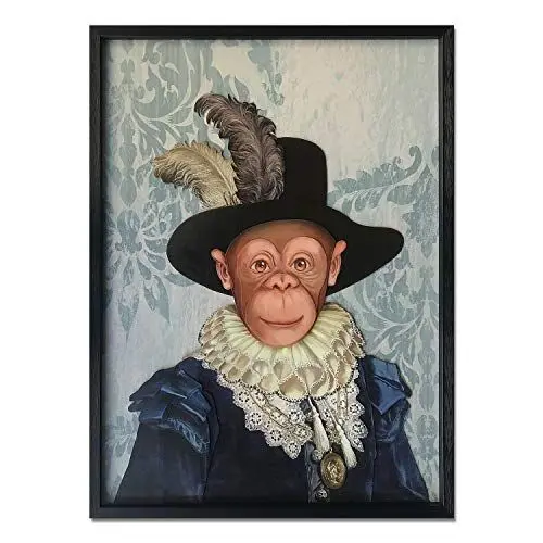 Produktbild: World Art Affenportrait als Ritterkostüm