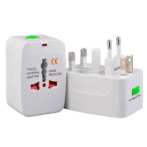 Produktbild: ciciglow 4-in-1 Universal Power Adapter für 150 Länder, Schuko Stecker, 230 Volt