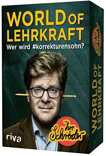 Produktbild: World of Lehrkraft – Das Kartenspiel Wer wird #korrekturensohn?