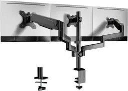 Produktbild: WORLDLIFT Monitor Halterung 3 Monitore, Premium Aluminium 3 Monitor Halterung für 17