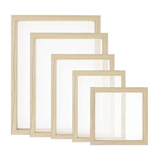 Produktbild: Worown 5 Größen Papier Schöpfen, Papierschöpfrahmen, Schöpfrahmen für DIY-Papierhandwerk