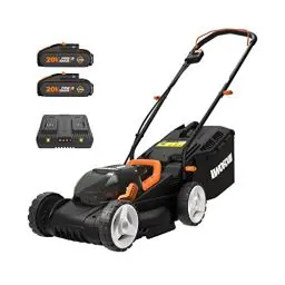 Produktbild: Worx Nitro 34 cm Akku-Rasenmäher, Elektrischer Rasenmäher, WG779E, 40 V PowerShare PRO 2 STK. 2,5 Ah Akku (Akkus & Ladegerät inklusive)