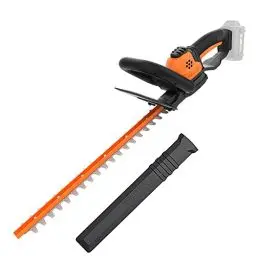 Produktbild: WORX WG261E.9 Akku-Heckenschere – Hecken- und Strauchschere mit 44 cm Schwertlänge – 16mm Zahnabstand – Ideal für hohe Hecken – leicht & kompakt – PowerShare kompatibel – ohne Akku & Ladegerät