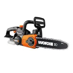 Produktbild: WORX WG322E.9 Akku Kettensäge 20V –​​ Praktische Holzsäge für Einsätze im Garten & Bauarbeiten - mit 25 cm Schnittlänge & automatischer Kettenspannung