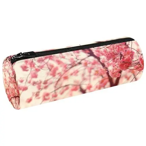 Produktbild: WOSHJIUK Ästhetisches Federmäppchen,Federmäppchen,Blume Japanische Kirsche,Stiftetui