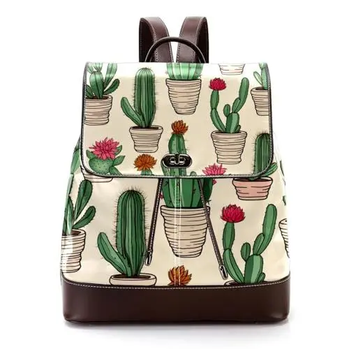 Produktbild: WOSHJIUK Reiserucksäcke für Damen,Herrenrucksack,Aquarell Pflanzenkaktus,Rucksack