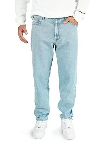 Produktbild: WOTEGA Thor - Herren Jeans Hose - Herrenhosen Loose Fit- Baggy Fit - Denim Jeanshose Für Männer, Blau (Faded Denim 174021), W32/L32