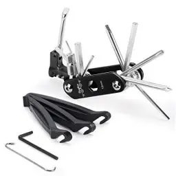 Produktbild: WOTOW 14 in 1 Multitool Fahrrad Werkzeug - Fahrrad Werkzeugset unterwegs, Fahrradwerkzeug komplett Set faltbares Multifunktionswerkzeug Fahrrad für die Profi Fahrrad Reparaturset für Fahren im Freien