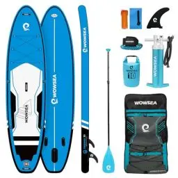 Produktbild: WOWSEA Trophy T1 Aufblasbares Stand Up Paddle Board, Langlebiges und Stabiles Jagen Paddel Board, Angeln & Erkunden Paddleboard mit Zubehör-Kit, Gute Wahl für Aquatische Erholung und Freizeit