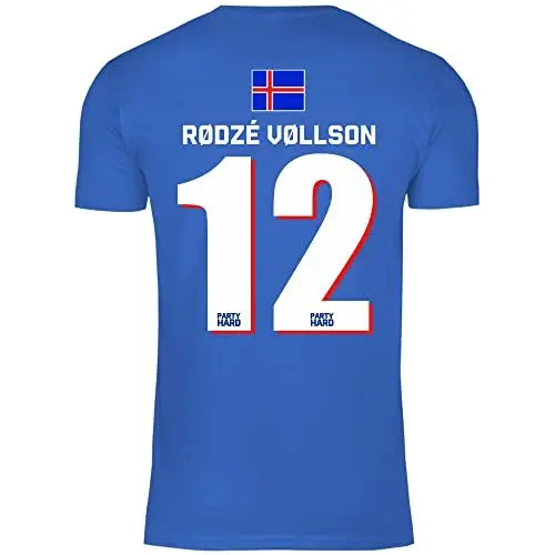Produktbild: wowshirt Herren T-Shirt Fußball Sauf Trikot Karneval JGA Mallorca Party Crew Bier Gruppen, Größe:XXL, Farbe:12 Rodze Vollson Royal Blue