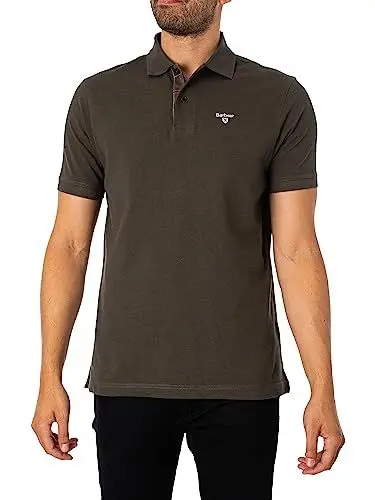 Produktbild: Barbour Herren Tartan Pique Poloshirt, Grün, XXL