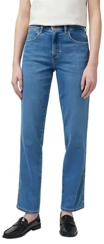 Produktbild: Wrangler Damen Jeans Straight - Regular Fit - Blau - Aurelia W26-W42 Stretch, Größe:27W / 32L, Farbvariante:Aurelia W26RCY37N