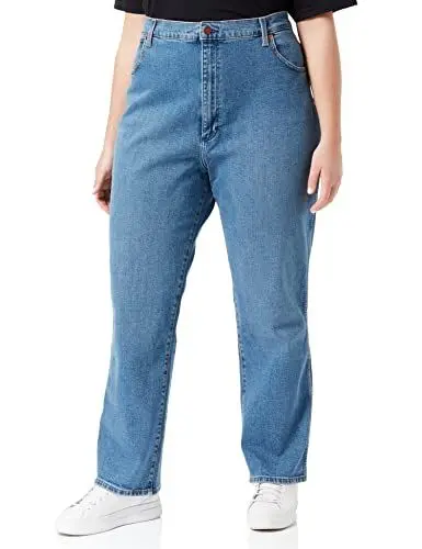 Produktbild: Wrangler Damen WILD West Jeans, Mid Blue, 32W / 34L