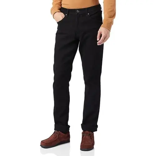 Produktbild: Wrangler Herren Red Kabel Regular Jeans, Black Rinse, 36W / 32L EU
