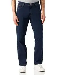 Produktbild: Wrangler Herren Texas Slim Pants, Blue (Cross Game 11U), 34W / 32L