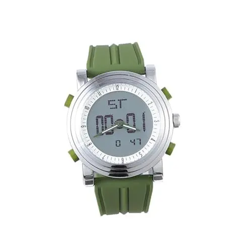 Produktbild: WRITWAA Mode Elektronische Uhr Digitaluhr Elektrische Armbanduhr Einfaches Design Grün S9368g