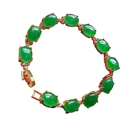 Produktbild: WRITWAA Dekoratives Smaragdarmband Schmuck Armreif String Armbänder Charms