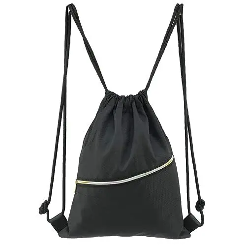 Produktbild: WRITWAA Oxford-Stoff-Rucksack mit Kordelzug für Die Schwimmschule Schwarz