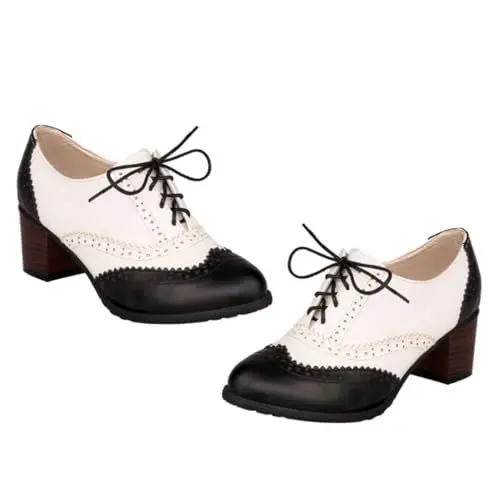 Produktbild: WRITWAA Elegante Damenschuhe Mit Hohen Absätzen Modische Stilvolle Schnürschuhe