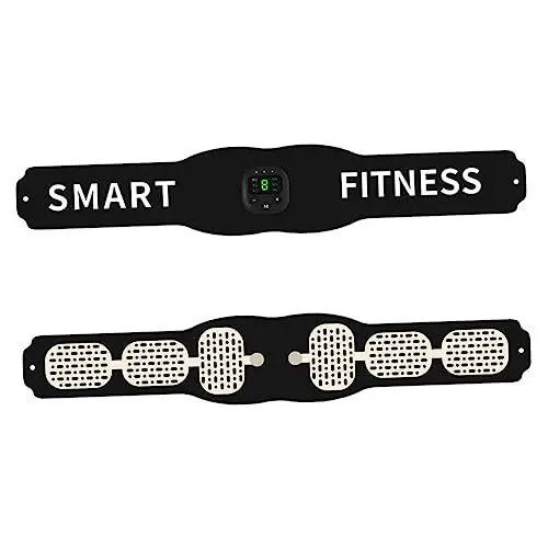 Produktbild: WRITWAA 1 Satz Fitnessgerät Taillentrimmer Mini-Stepper Muskel Sicherheitsgurtkissen für Kinderwagen Netz fitnessband fitnessbänder fitness bändern Bauchtrainingsgürtel Übungsgürtel Black