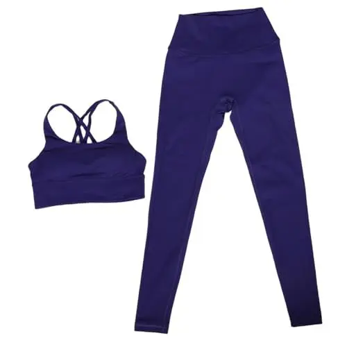 Produktbild: WRITWAA Trainings-Leggings Für Damen Yoga-Hosen Bauchkontrolle Hoch Tailliertes Workout-Leggings-Set