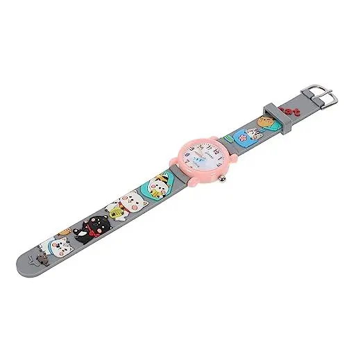 Produktbild: WRITWAA 1 Stück Mode Kinderuhr Schöne Silikonuhr Kinder Wasserdichte Armbanduhr