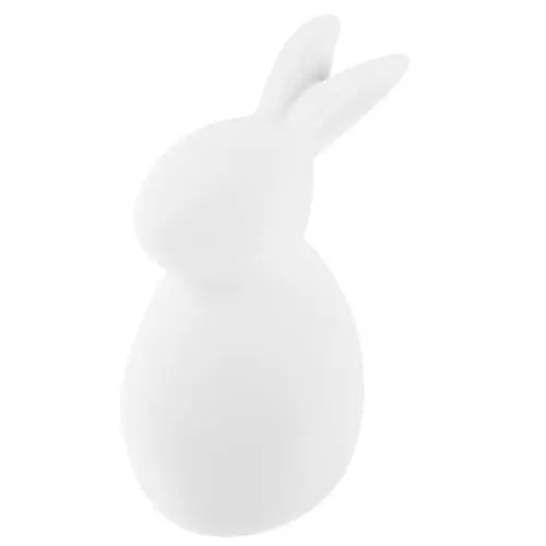 Produktbild: WRITWAA 1 Stück Osterhasen-Figuren Schicke Kaninchen-Ornament Aus Keramik Haushalts-Kaninchen-Statuen-Skulptur Dekor-Mini-Desktop-Ornament Weiß