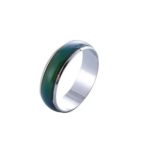 Produktbild: WRITWAA 1stk Farbwechselringe Jubiläum Romantischer Ring Emotionaler Ring Fingerringe Mit Farbwechsel Titanring Stimmungsringe Liebesring