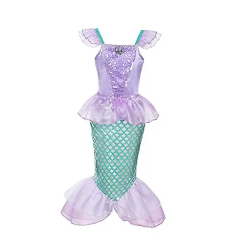 Produktbild: WRITWAA 1stk Feenkleid Prinzessinnenkleider Kinder Mädchenrock Meerjungfrauenkleid Für Kinder