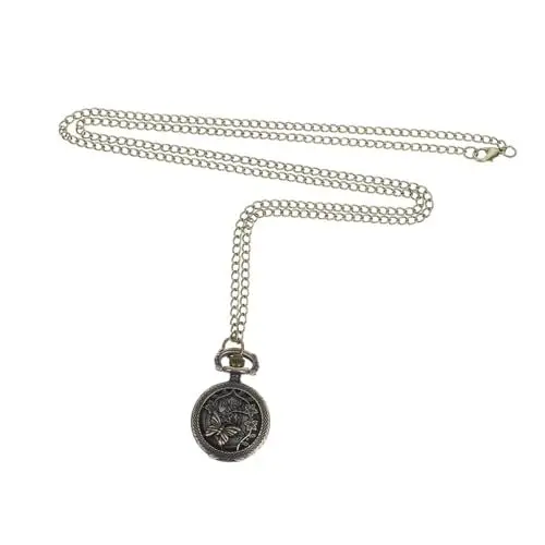 Produktbild: WRITWAA 1stück Retro Taschenuhr Aus Zinklegierung Klassische Filigrane Quarz-taschenuhr Mit Langem Kettenanhänger Für Stilvolle Auftritte Als Für Freunde Und Familie