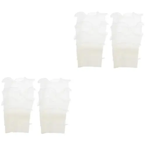 Produktbild: WRITWAA 2st Dekorative Manschetten Falsche Spitzenmanschetten Gefälschte Ärmelbündchen Handgelenkmanschetten Spitzenhandschuhe Manschetten Mit Falschen Ärmeln Trendiges Weiß Chiffon