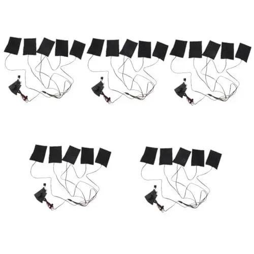 Produktbild: WRITWAA 5St Professionelles Heizkissen usb heizpad heitzkissen heizungsmatte elektrisches Heizkissen schnelles Heizkissen elektrische Padheizung elektrische Heizkissen Verbundfaser Black