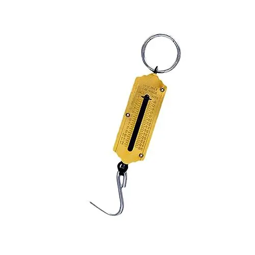 Produktbild: WRITWAA Mechanische Hängewaage 50 Kg Kapazität Tragbare Gemüsewaage Einfach Zu Bedienen Digitale Handwaage Goldene Farbe