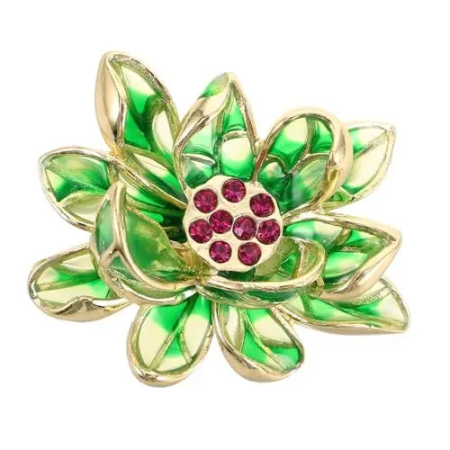 Produktbild: WRITWAA Aarel Pin Lotusblume Broschen Zubehör Dekorative Brosche Pin Kulturelle Anstecknadel