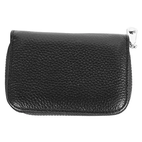 Produktbild: WRITWAA Mini-kreditkartenetui Organizer Kartenhalter Beutel mit Reißverschluss Reisetasche für Damen und Herren