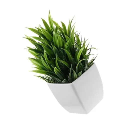 Produktbild: WRITWAA KüNstliche Bonsai Pflanze Im Topf, Mini Dekorative Kunstpflanze FüR BüRo, Zuhause, Schlafzimmer, Kein GießEn Oder Pflege Erforderlich, GrüN