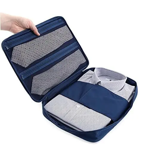 Produktbild: WRITWAA Multifunktionale Reise-aufbewahrungstasche Für Hemden Und Krawatten Wasserdichter Organizer Für Geschäftreisen Faltbare Kleidungstasche Mit Separatem Krawattenfach Für Ordnung