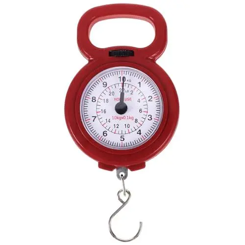 Produktbild: WRITWAA Tragbare Federwaage Digitale Hängewaage Reisewaage Präzisions-hängewaage Mechanische Küchenwaage Digitale Waage Für Das Körpergewicht Kofferwaage Reisen Handheld Metall Handhaben