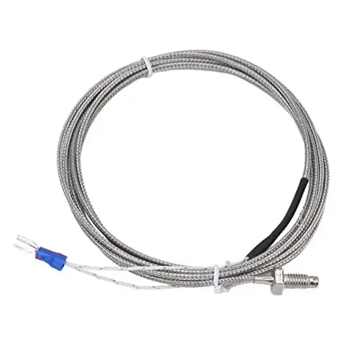 Produktbild: WRNT‑01 Typ K Temperaturmessumformer, Schraubsonde, Sensormasse, Abgeschirmter Draht, Messbereich 0‑450 °C