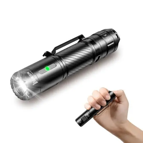 Produktbild: WUBEN C3 LED Taschenlampe Extrem Hell USB C Aufladbar 1200 Lumen IP68 Wasserdicht mit 6 Modi Taktische Handheld klein Taschenlampe für Outdoor Camping Wandern Notfall