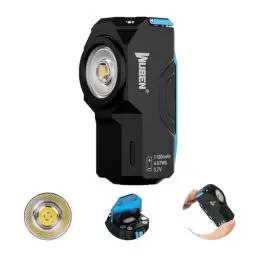 Produktbild: WUBEN X0 Mini Aufladbar Taschenlampen, 1100 Lumen kleine EDC Flutlicht Taschenlampe, 7 Modi Magnetische Taschen Taschenlampe Für Camping, Reparatur,Wandern, Notfall(Aluminum-Schwarz)