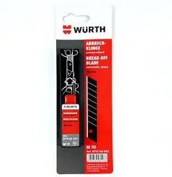Produktbild: Würth Abbrechklinge Extrem Scharf 18 mm 10 St. Ersatzklinge 071566053